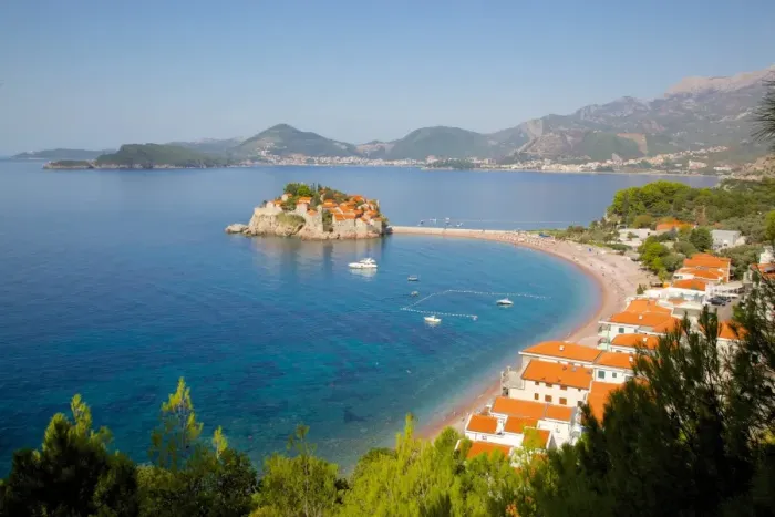 Framed Print : Sveti Stefan, Budva Bay, Budva Riviera, Montenegro, Europe Framed Print : Sveti Stefan, Budva Bay, Budva Riviera, Montenegro, Europe