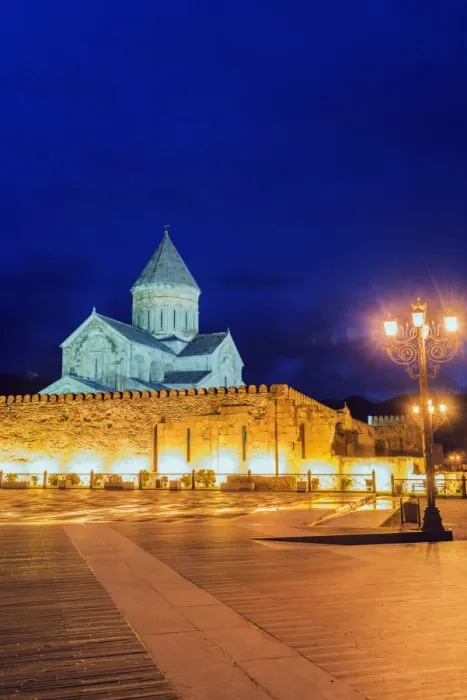 Framed Print : Svetitskhoveli Cathedral, 11th century, by Patriach Melkisedek, Mtskheta, historical capital Framed Print : Svetitskhoveli Cathedral, 11th century, by Patriach Melkisedek, Mtskheta, historical capital