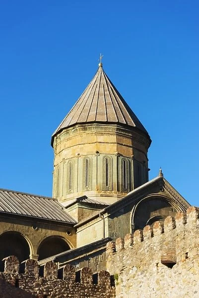 Svetitskhoveli Cathedral, 11th century, by Patriach Melkisedek, Mtskheta, historical capital