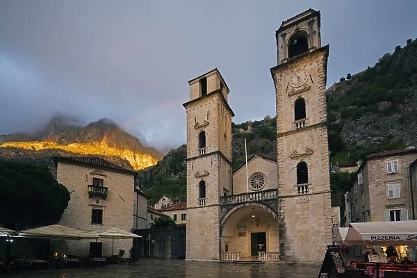 Svetog Tripuna Cathedral, Kotor, UNESCO World Heritage Site, Montenegro, Europe