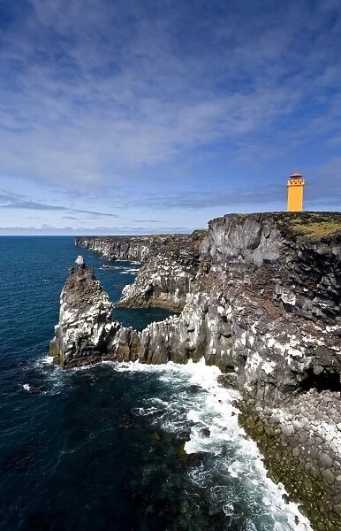 Svortuloft Cliffs, Snaefellsnes Peninsula, West Iceland, Iceland, Polar Regions