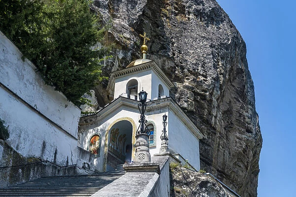 Svyato-Uspenskiy Peshchernyy Monastery, Bakhchysarai, Crimea, Russia, Europe