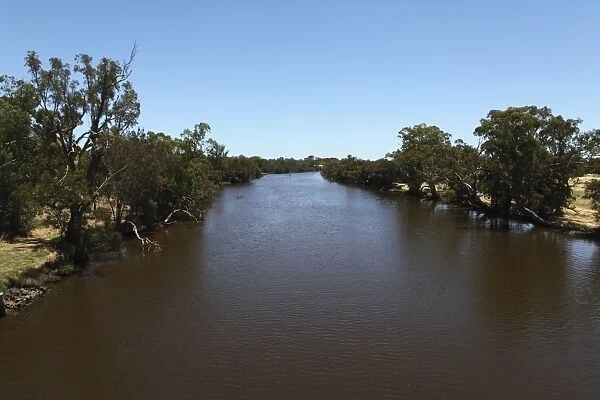 The Swan River in the area known as the Swan Valley, at Guildford, Western Australia, Australia, Pacific