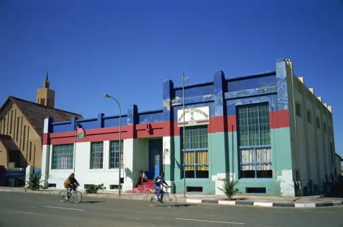Framed Print : SWAPO Headquarters, Luderitz, Namibia, Africa Framed Print : SWAPO Headquarters, Luderitz, Namibia, Africa