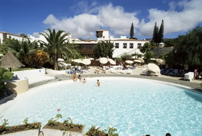 Framed Print : Swimming pool, Hotel Tecini, Santiago, La Gomera, Canary Islands, Spain, Europe Framed Print : Swimming pool, Hotel Tecini, Santiago, La Gomera, Canary Islands, Spain, Europe