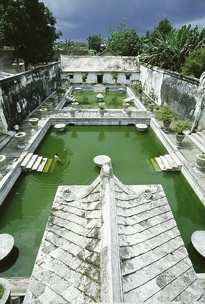 Swimming pools where the court princesses would bathe