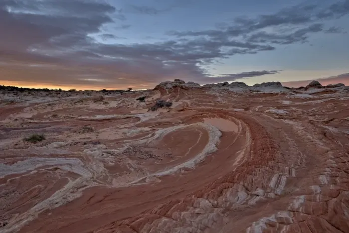 Framed Print : Swirl in white and salmon sandstone at dawn, White Pocket, Vermilion Cliffs National Monument, Arizona, United States of America, North America Framed Print : Swirl in white and salmon sandstone at dawn, White Pocket, Vermilion Cliffs National Monument, Arizona, United States of America, North America