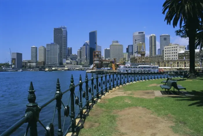 Framed Print : Sydney Cove and city skyline, Sydney, New South Wales, Australia Framed Print : Sydney Cove and city skyline, Sydney, New South Wales, Australia