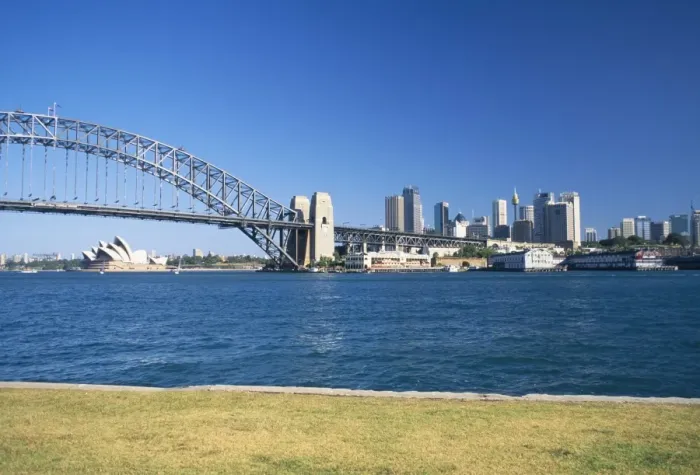 Framed Print : Sydney Harbour Bridge and Opera House, Sydney, New South Wales, Australia, Pacific Framed Print : Sydney Harbour Bridge and Opera House, Sydney, New South Wales, Australia, Pacific