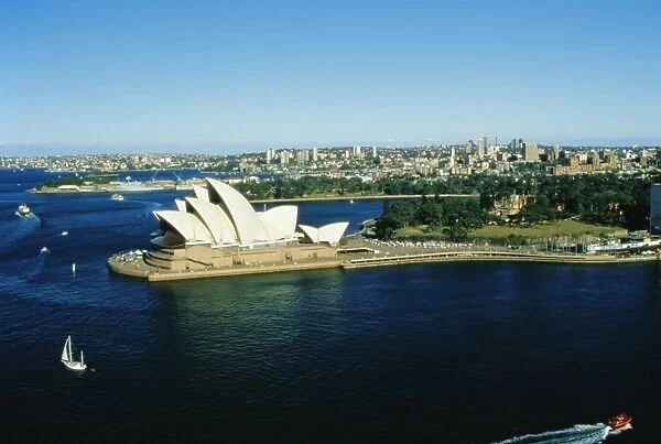 Sydney Opera House and harbour, Sydney, New South Wales, Australia, Pacific