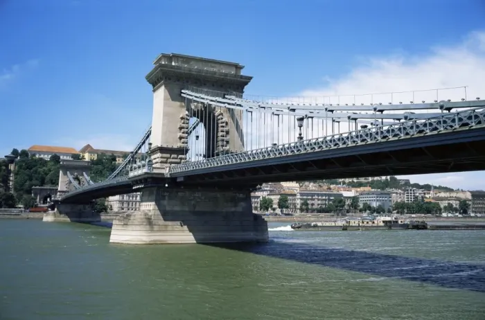 Framed Print : Szechenyi Lanchid (Chain Bridge)