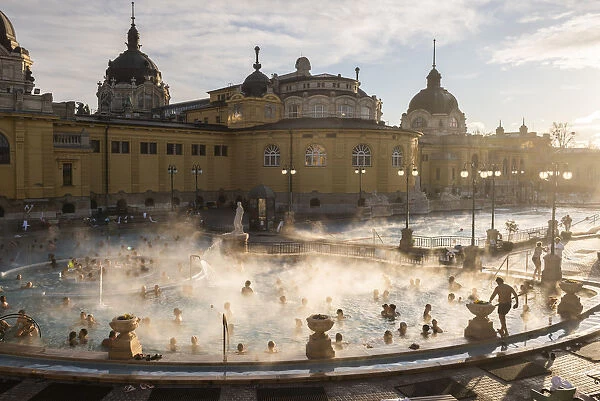 Szechenyi Thermal Baths, Budapest, Hungary, Europe