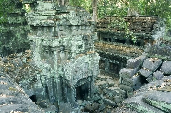 Ta Prohm temple, Angkor, UNESCO World Heritage Site, Siem Reap, Cambodia