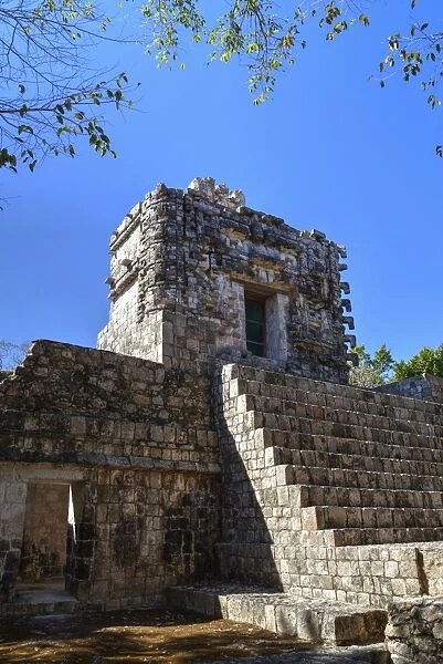 Tabasqueno, Mayan archaeological site, Chenes style, Campeche, Mexico, North America