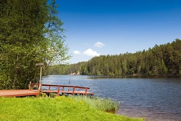 Taevaskoda Nature Reserve, Ahja River, Polva County, Estonia, Baltic States, Europe