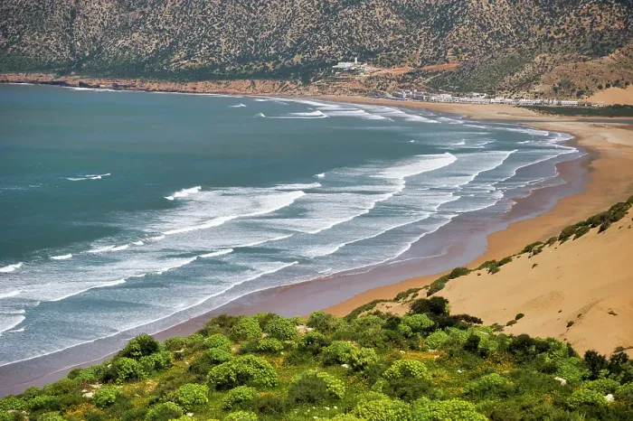 Framed Print : Tafedna Bay, Atlantic coast, Morocco
