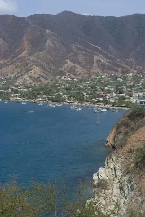 Framed Print : Taganga, near Santa Marta, Colombia, South America