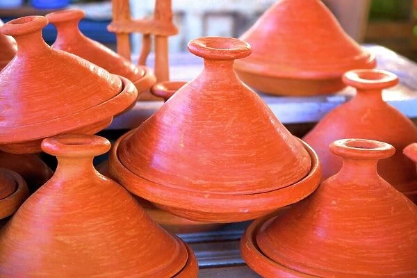 Tagine pots, Tangier, Morocco, North Africa, Africa