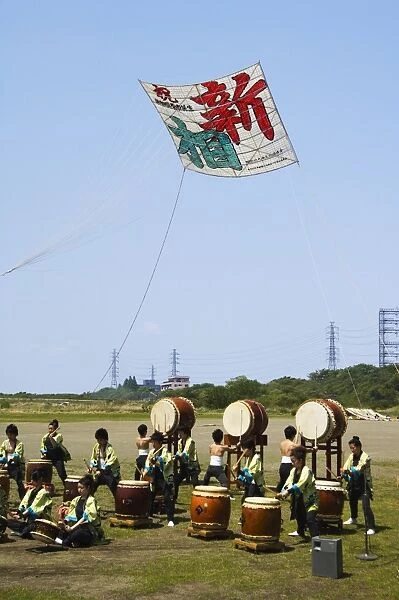 Taiko drumming group