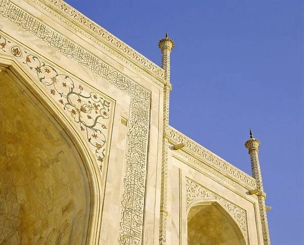 Detail of the Taj Mahal
