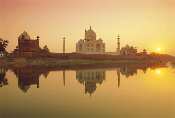 Taj Mahal at Sunset