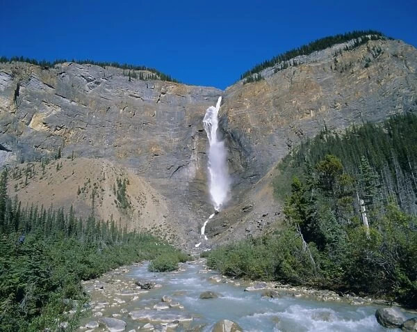 Takkakaw Falls, Yoho National Park, UNESCO World Heritage Site, Rocky Mountains