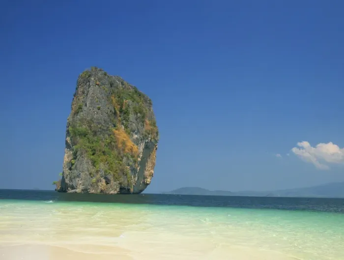 Framed Print : Tall rock island, Ko Poda, at Krabi on the Andaman Coast of Thailand, Southeast Asia Framed Print : Tall rock island, Ko Poda, at Krabi on the Andaman Coast of Thailand, Southeast Asia