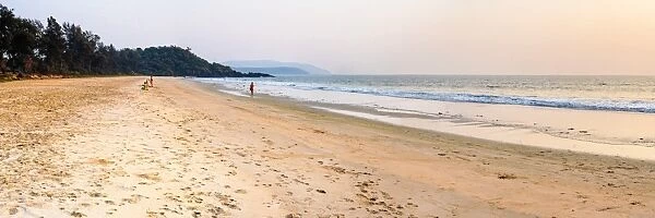 Talpona Beach sunset, South Goa, India, Asia