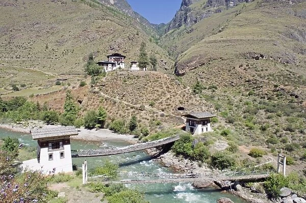 Tamchhog Lakkhang Temple, owned by descendants of the bridge builder Thantong Gyalpo