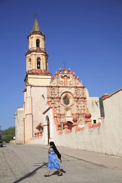 Tancoyol Mission, UNESCO World Heritage Site, one of five Sierra Gorda missions designed by Franciscan Fray Junipero Serra, Quer?taro, Mexico