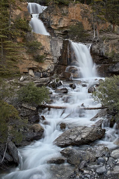 Tangle Falls, Jasper National Park, UNESCO World Heritage Site, Alberta, Canada