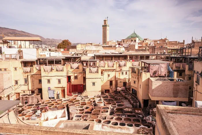 Framed Print : Tannerie Chouara, Medina, Fes, UNESCO, Morocco Framed Print : Tannerie Chouara, Medina, Fes, UNESCO, Morocco