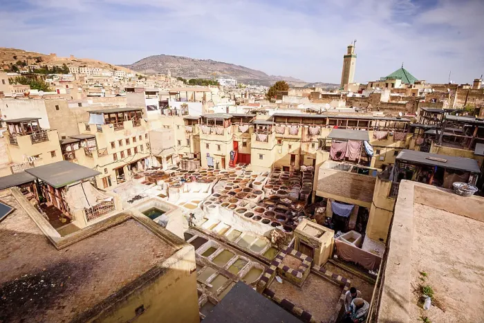 Framed Print : Tannerie Chouara, Medina, Fes, UNESCO, Morocco Framed Print : Tannerie Chouara, Medina, Fes, UNESCO, Morocco