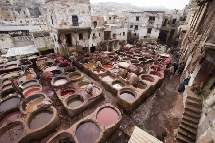 Framed Print : Tanneries, Medina Framed Print : Tanneries, Medina