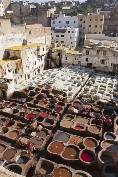 Framed Print : Tannery, Fez, UNESCO World Heritage Site, Morocco, North Africa, Africa Framed Print : Tannery, Fez, UNESCO World Heritage Site, Morocco, North Africa, Africa