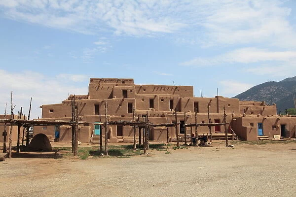 Taos Pueblo, UNESCO World Heritage Site, Taos, New Mexico, United States of America, North America