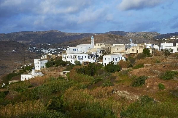 Tarapados village, Tinos, Cyclades, Greek Islands, Greece, Europe