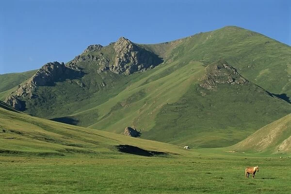 Tash Rabat At Bashi Range, Tien Shan, south of Naryn, Kyrgyzstan, Central Asia, Asia