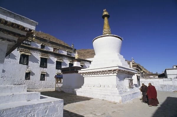 Tashilhunpo (Tashilunpo) Monastery, Shigatse (Xigaze) (Xigatse), Tibet, China, Asia
