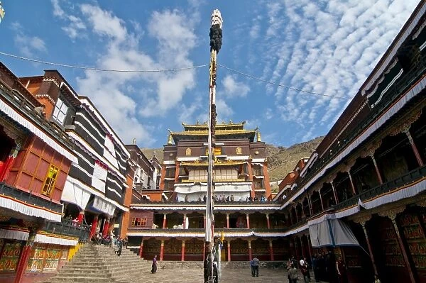 Tashilumpo monastery, Shigatse, Tibet Autonomous Region, China, Asia