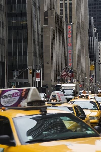 Taxi cabs, Manhattan