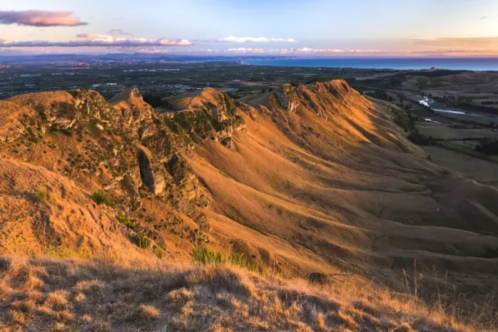 Framed Print : Te Mata Peak at sunrise, Hastings near Napier, Hawkes Bay Region, North Island, New Zealand Framed Print : Te Mata Peak at sunrise, Hastings near Napier, Hawkes Bay Region, North Island, New Zealand
