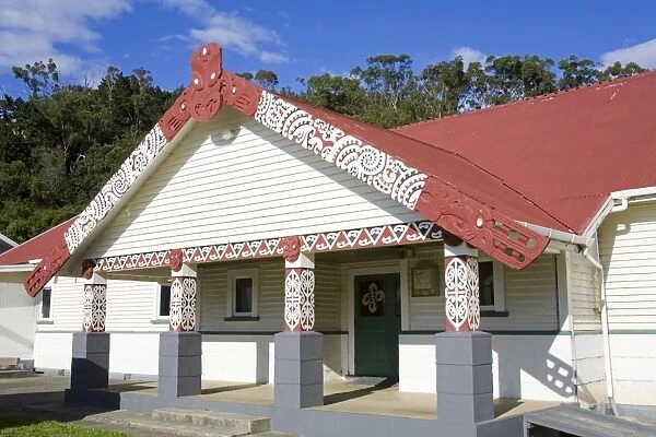 Te Poho o Rawiri Marae Meeting House, Gisborne, Eastland District, North Island