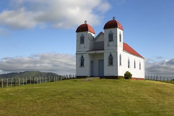Te Puke Marae Maori Church, Raetihi, North Island, New Zealand, Pacific