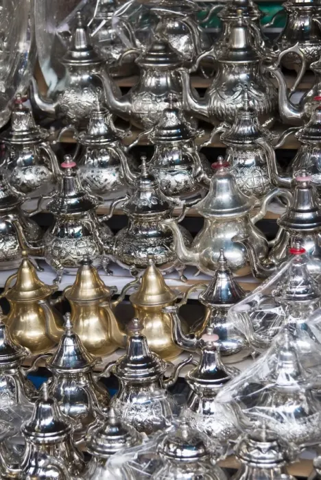 Framed Print : Teapots for sale in the souk, Medina, Marrakech (Marrakesh), Morocco, North Africa Framed Print : Teapots for sale in the souk, Medina, Marrakech (Marrakesh), Morocco, North Africa