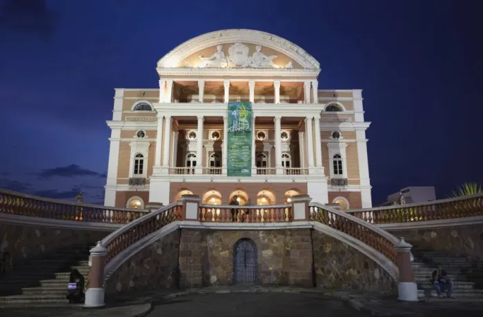Framed Print : Teatro Amazonas (Opera House) at dusk, Manaus, Amazonas, Brazil, South America Framed Print : Teatro Amazonas (Opera House) at dusk, Manaus, Amazonas, Brazil, South America