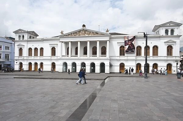 The Teatro Nacional Sucre, Historic Center, Quito, Ecuador, South America