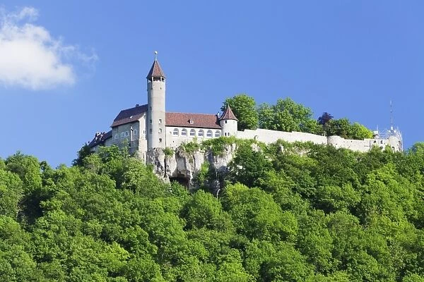 Teck Castle, Kirchheim Teck, Swabian Alb, Baden Wurttemberg, Germany, Europe