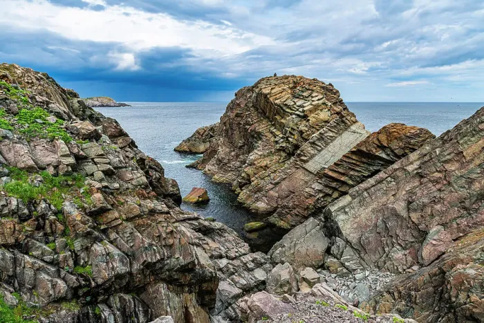 Framed Print : Tectonic plate rocks, Bonavista Peninsula, Newfoundland, Canada, North America Framed Print : Tectonic plate rocks, Bonavista Peninsula, Newfoundland, Canada, North America