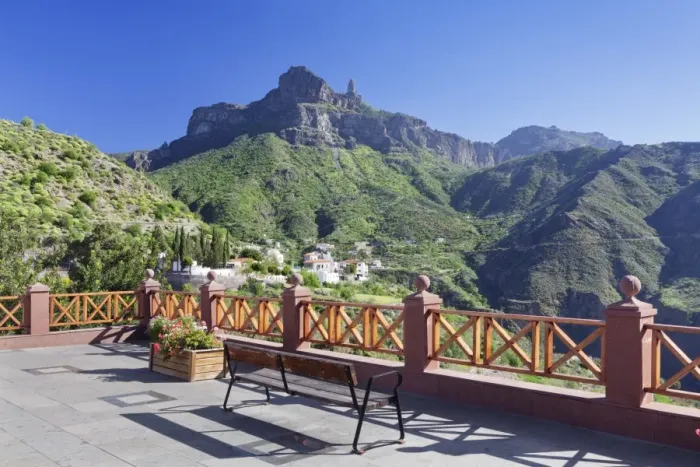 Framed Print : Tejeda and Roque Nublo, Gran Canaria, Canary Islands, Spain, Europe Framed Print : Tejeda and Roque Nublo, Gran Canaria, Canary Islands, Spain, Europe